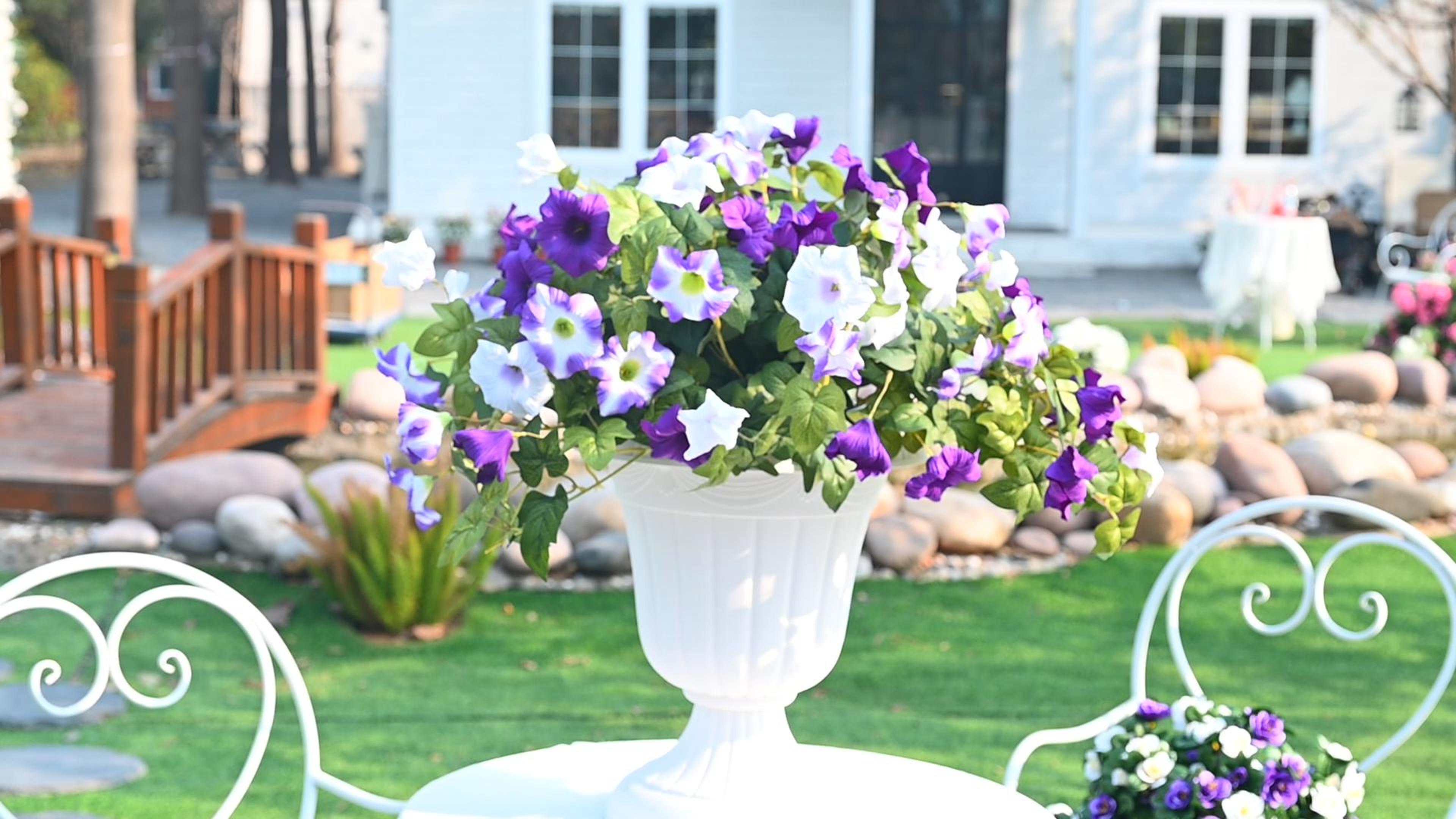 Amazon.com: Waipfaru Artificial Flowers for Outdoors, 2Pcs